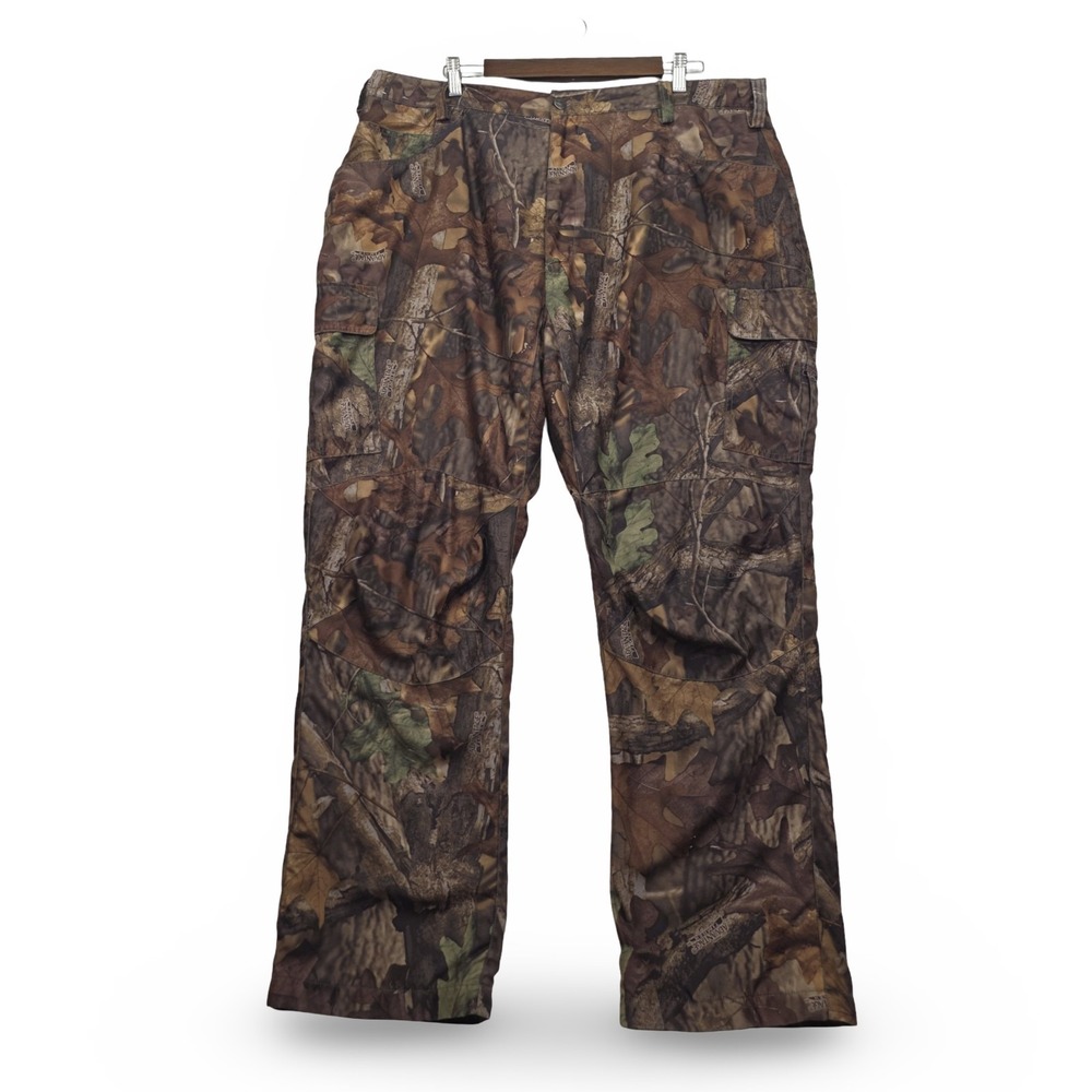 ProGear by Wrangler Hunting Pants 40x30 Advantage Timber‎ Camo Lined Cargo Warm